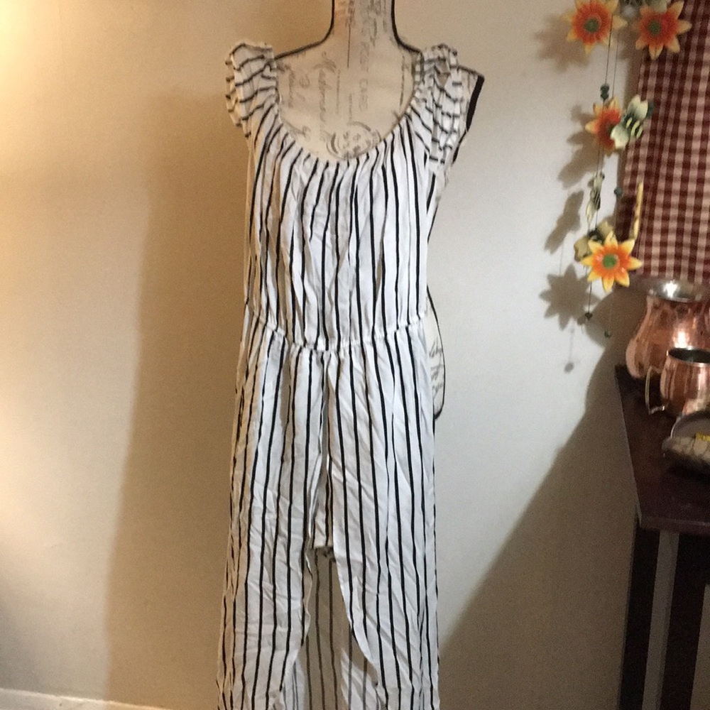Jumpsuit, skirt and shorts